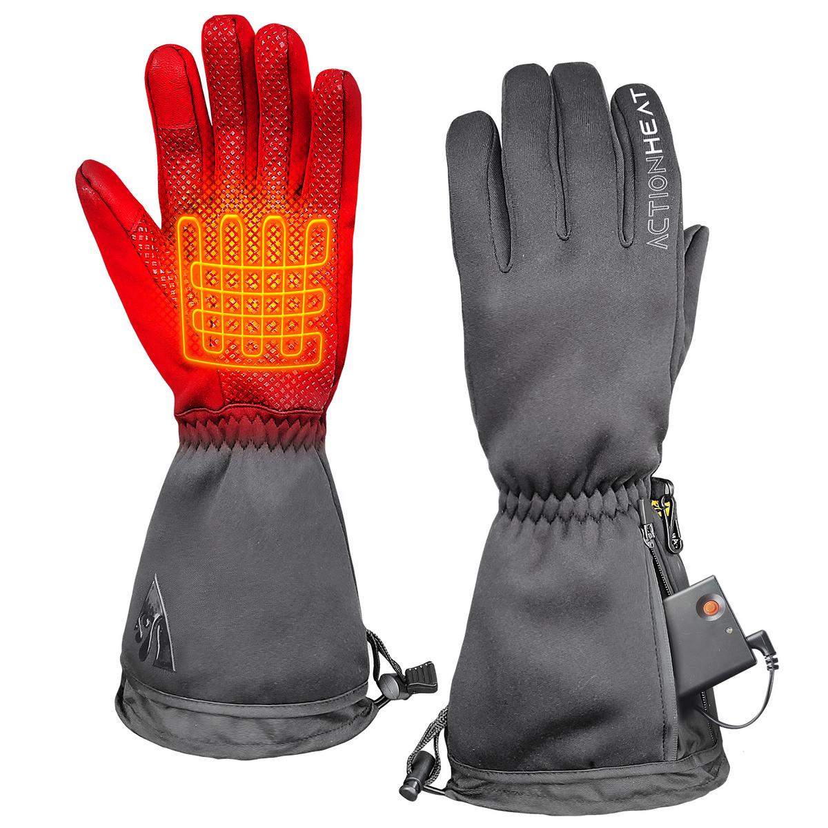 ActionHeat AA Battery-Powered Touch-Screen-Capable Heated Gloves for Men
