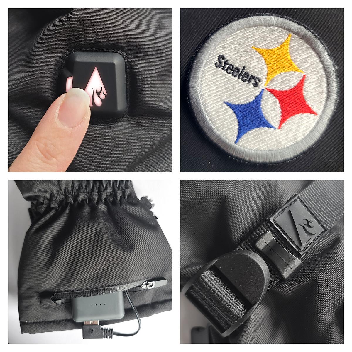 ActionHeat Pittsburgh Steelers 5V Battery Heated Gloves