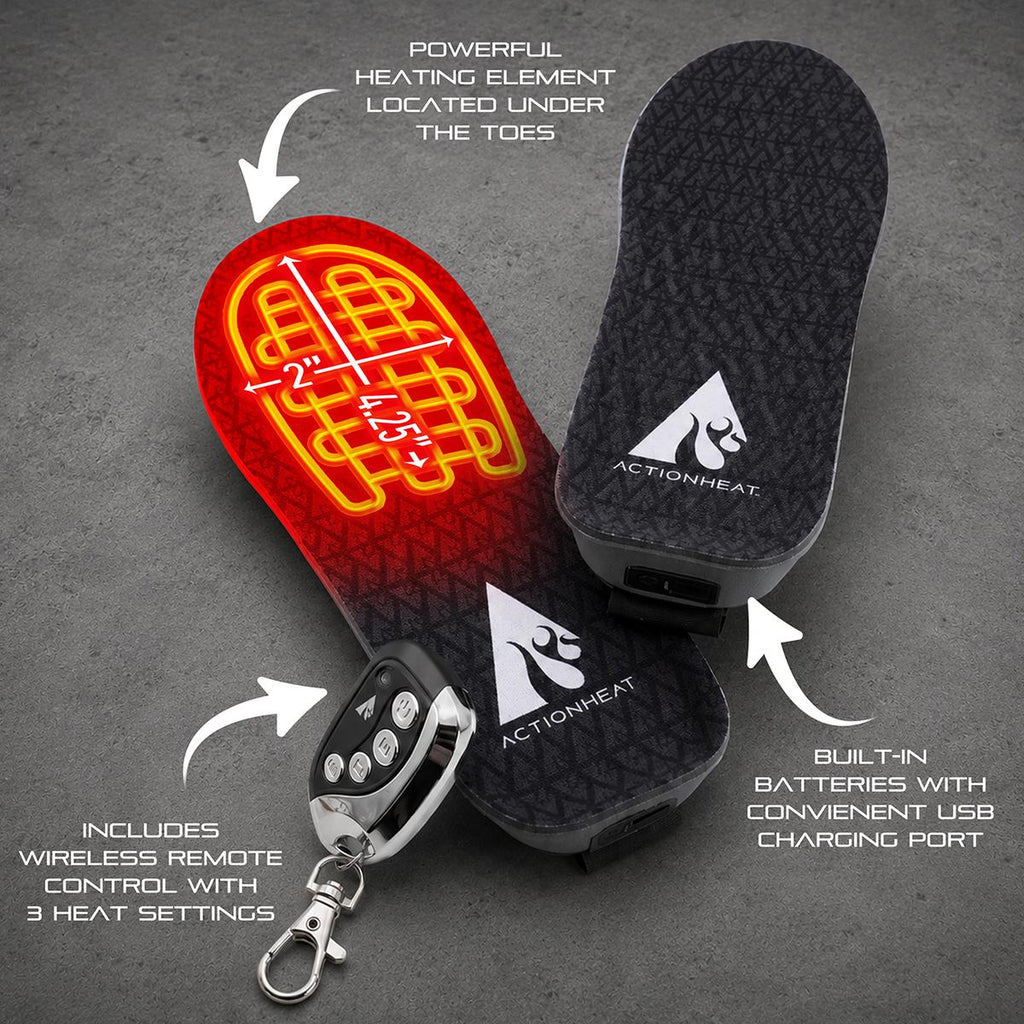 ActionHeat Pro Series+ Bluetooth Heated Insoles