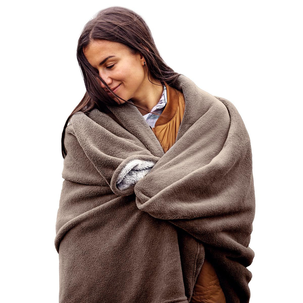 Open Box ActionHeat 7V Battery Heated Plush Throw Blanket