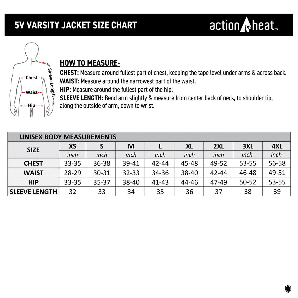 ActionHeat Iowa Hawkeyes 5V Men's Varsity Battery Heated Jacket