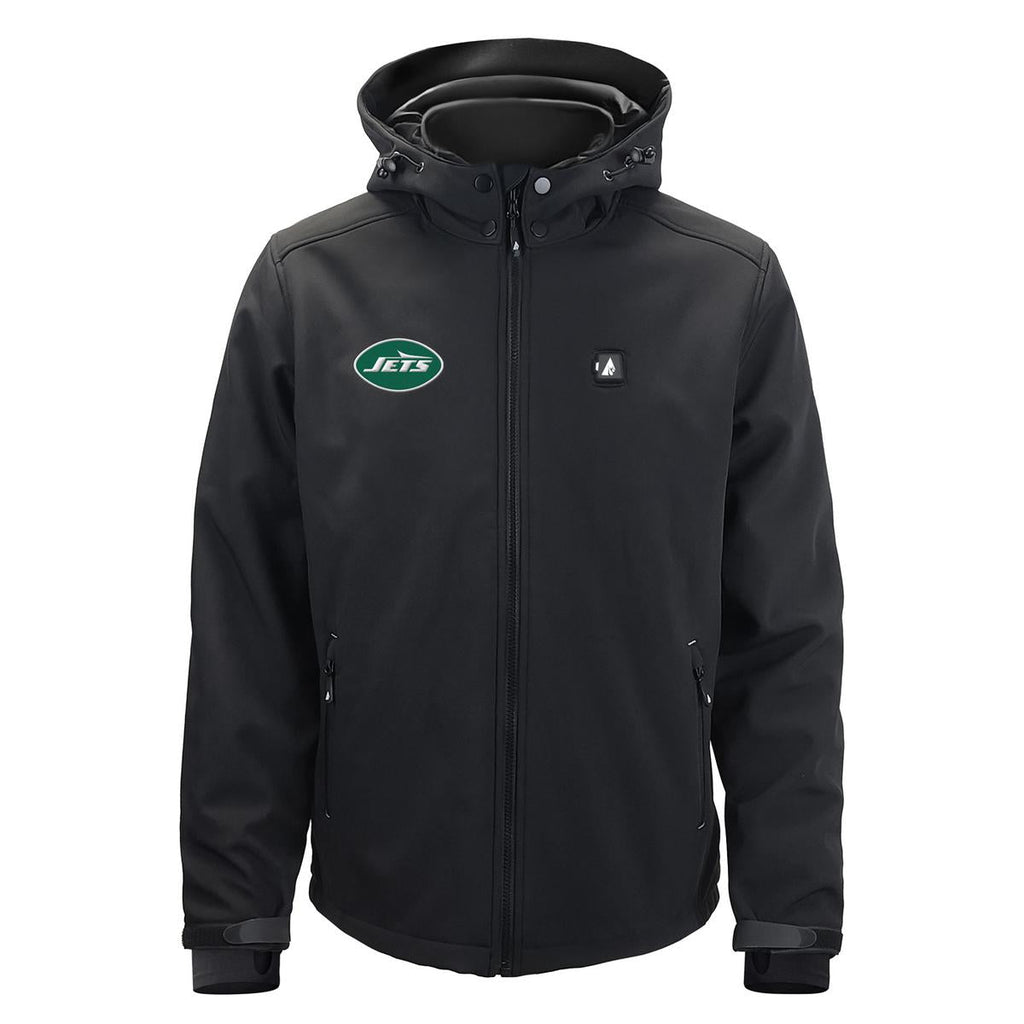 ActionHeat New York Jets 5V Men's Softshell Battery Heated Jacket