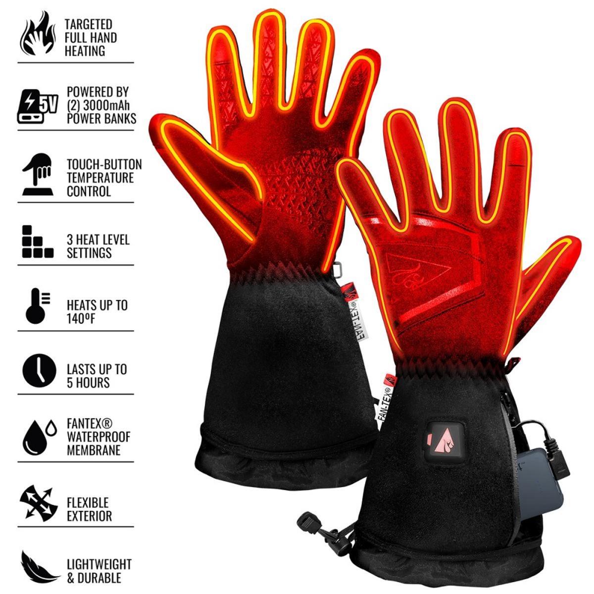 Open Box ActionHeat 5V Women's Featherweight Heated Gloves