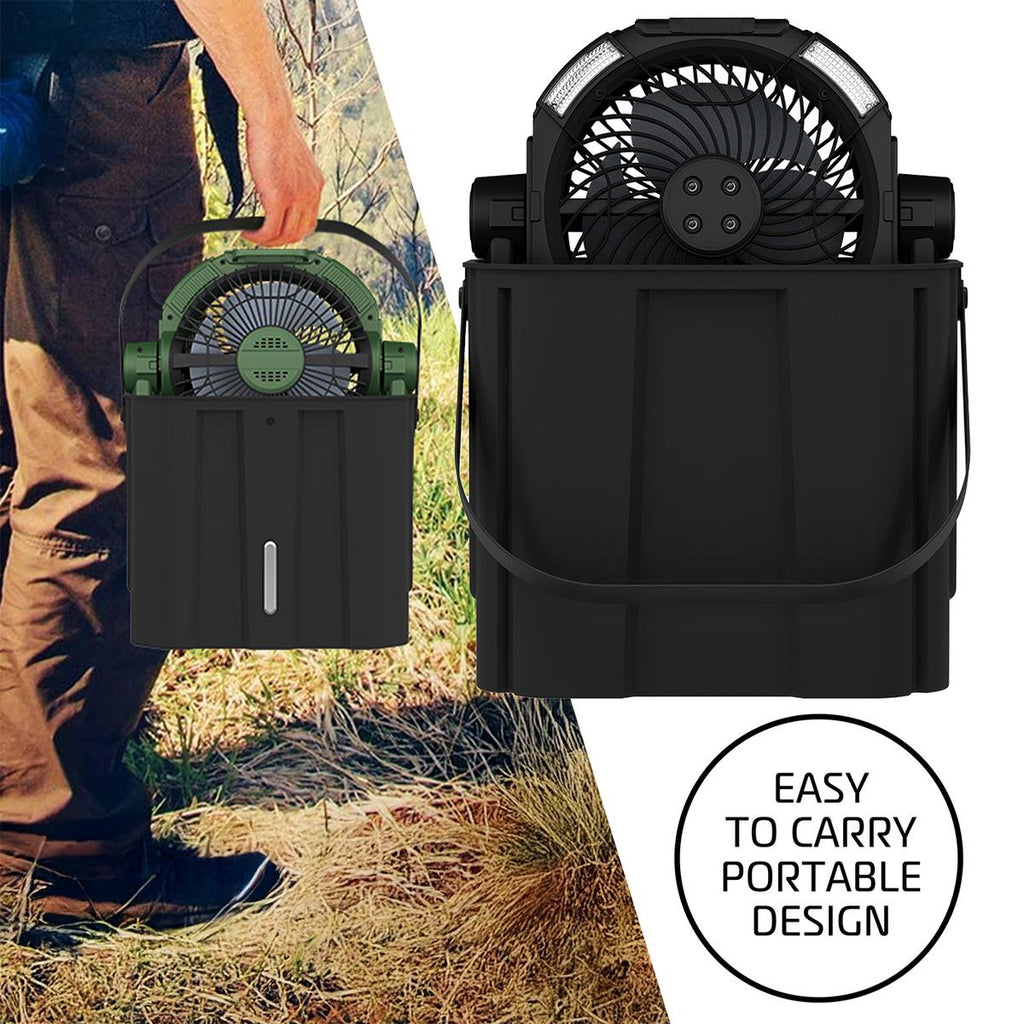 AlphaCool Portable Misting Bucket Fan