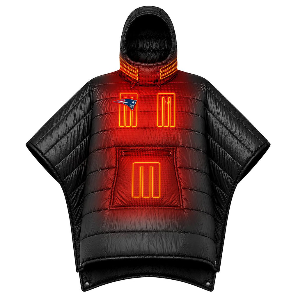 ActionHeat New England Patriots Battery Heated Poncho