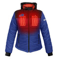 ActionHeat Buffalo Bills 5V Women's Colorblock Puffer Battery Heated Jacket