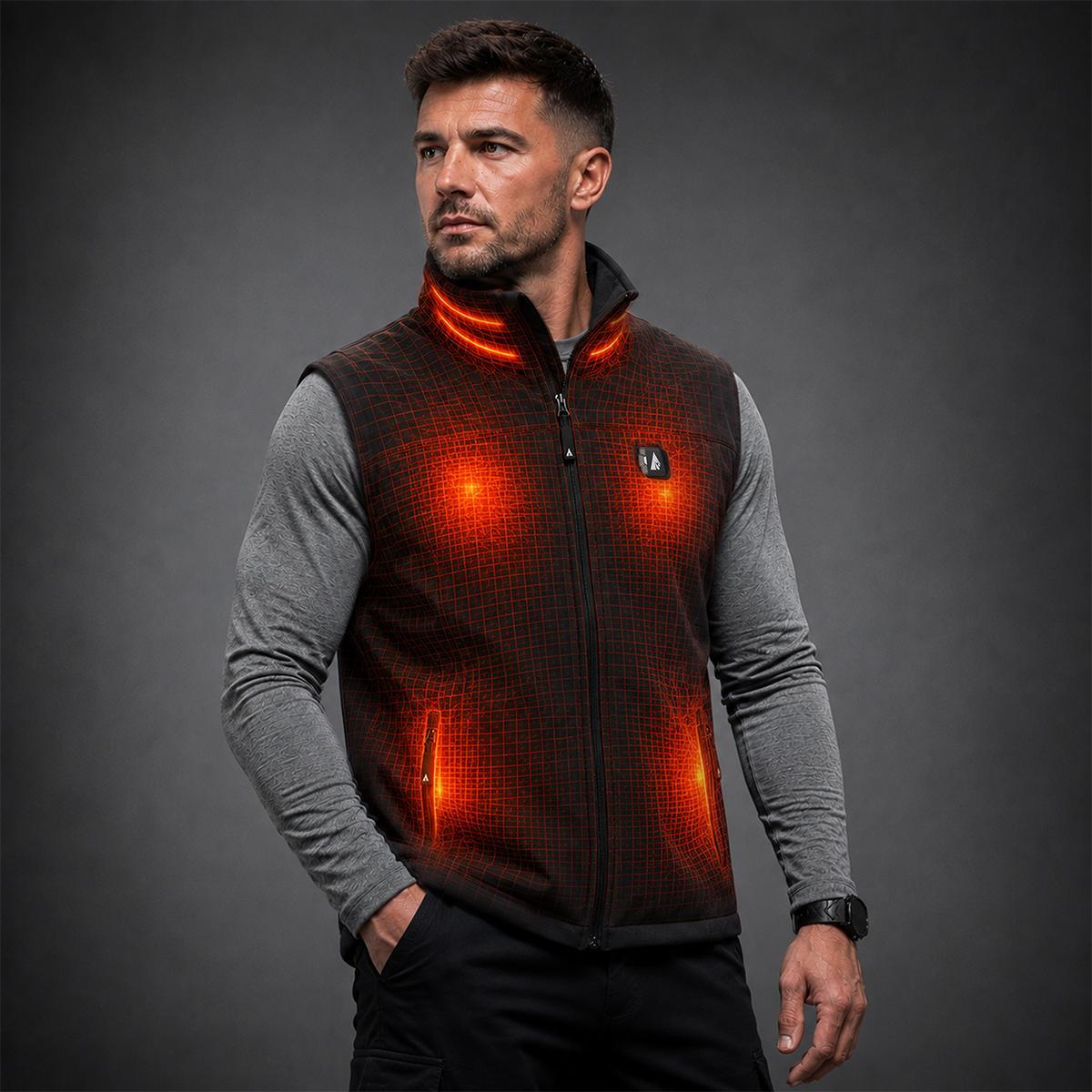Open Box ActionHeat Pro Series+ Bluetooth Men's Softshell Heated Vest