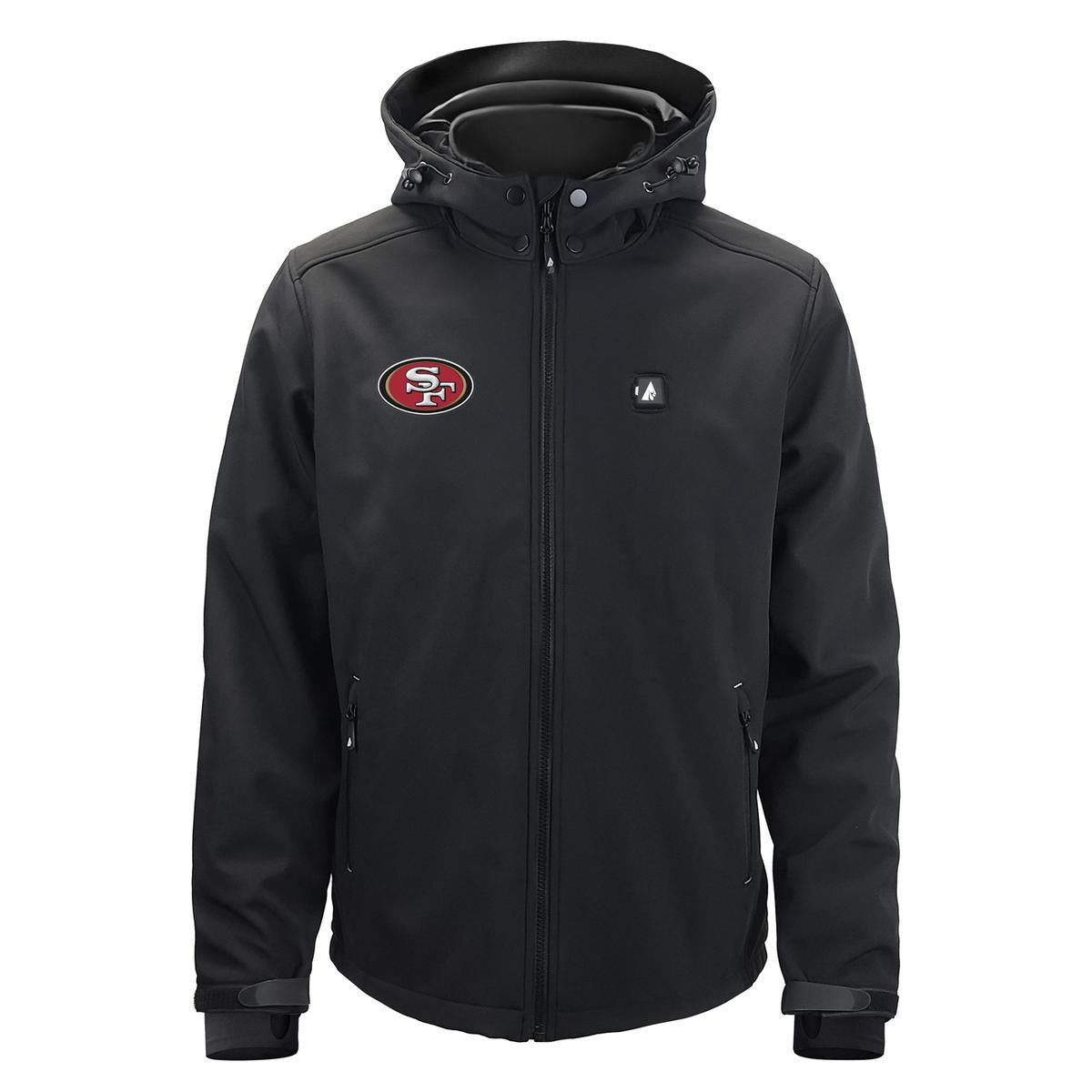 ActionHeat San Francisco 49ers 5V Men's Softshell Battery Heated Jacket