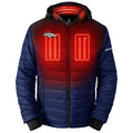 ActionHeat Denver Broncos 5V Men's Colorblock Puffer Battery Heated Jacket