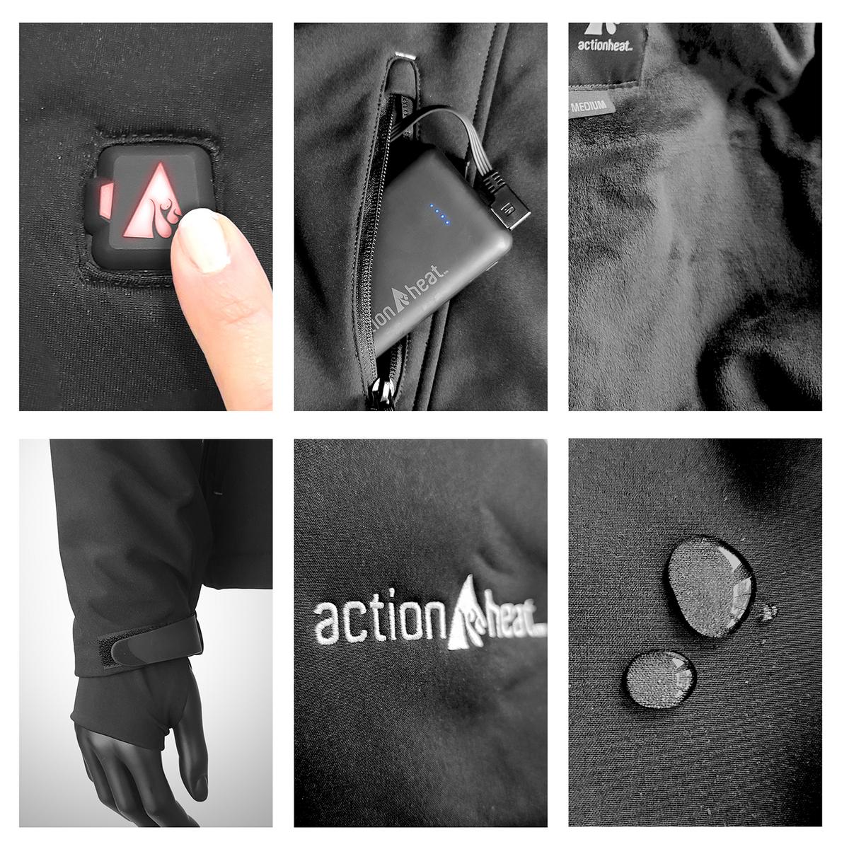 ActionHeat Atlanta Falcons 5V Men's Softshell Battery Heated Jacket