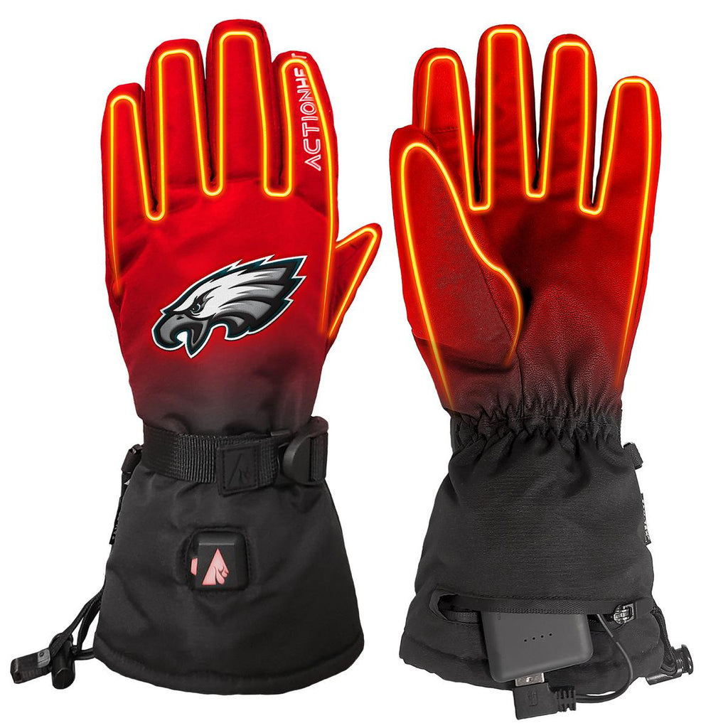 ActionHeat Philadelphia Eagles 5V Battery Heated Gloves