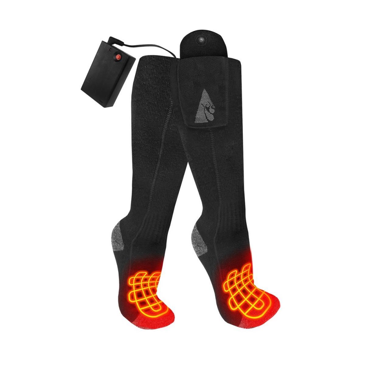 Open Box ActionHeat Classic AA Battery Heated Socks