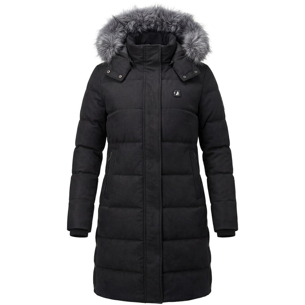 Open Box ActionHeat Pro Series+ Bluetooth Women's Long Puffer Heated Jacket