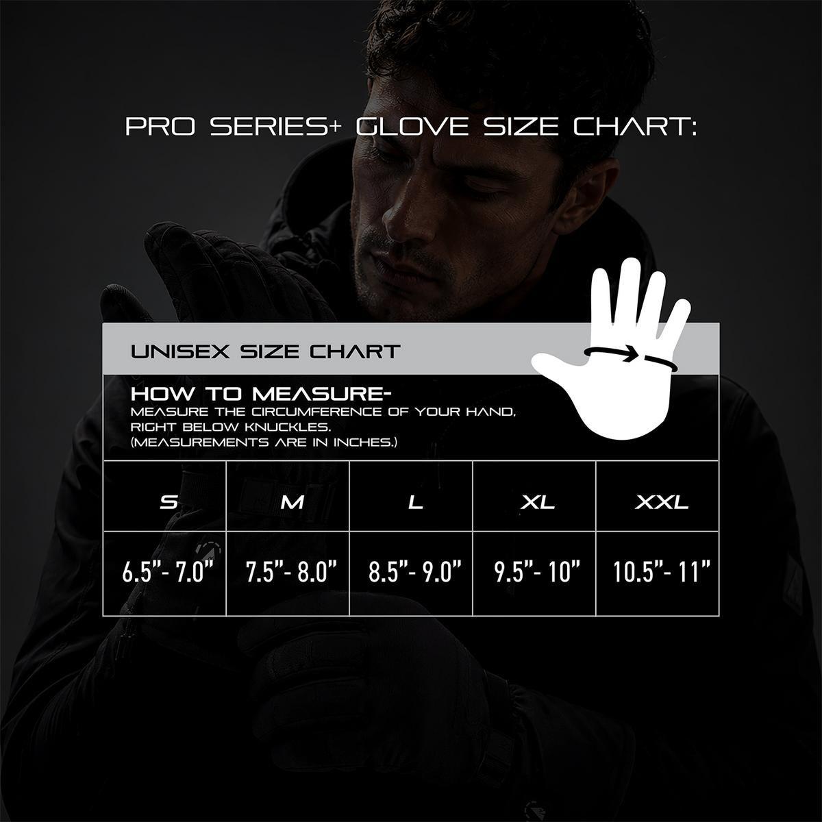 Open Box ActionHeat Pro Series+ Bluetooth Heated Gloves