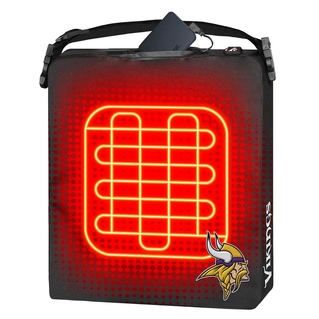 ActionHeat Minnesota Vikings 5V Battery Heated Seat Cushion