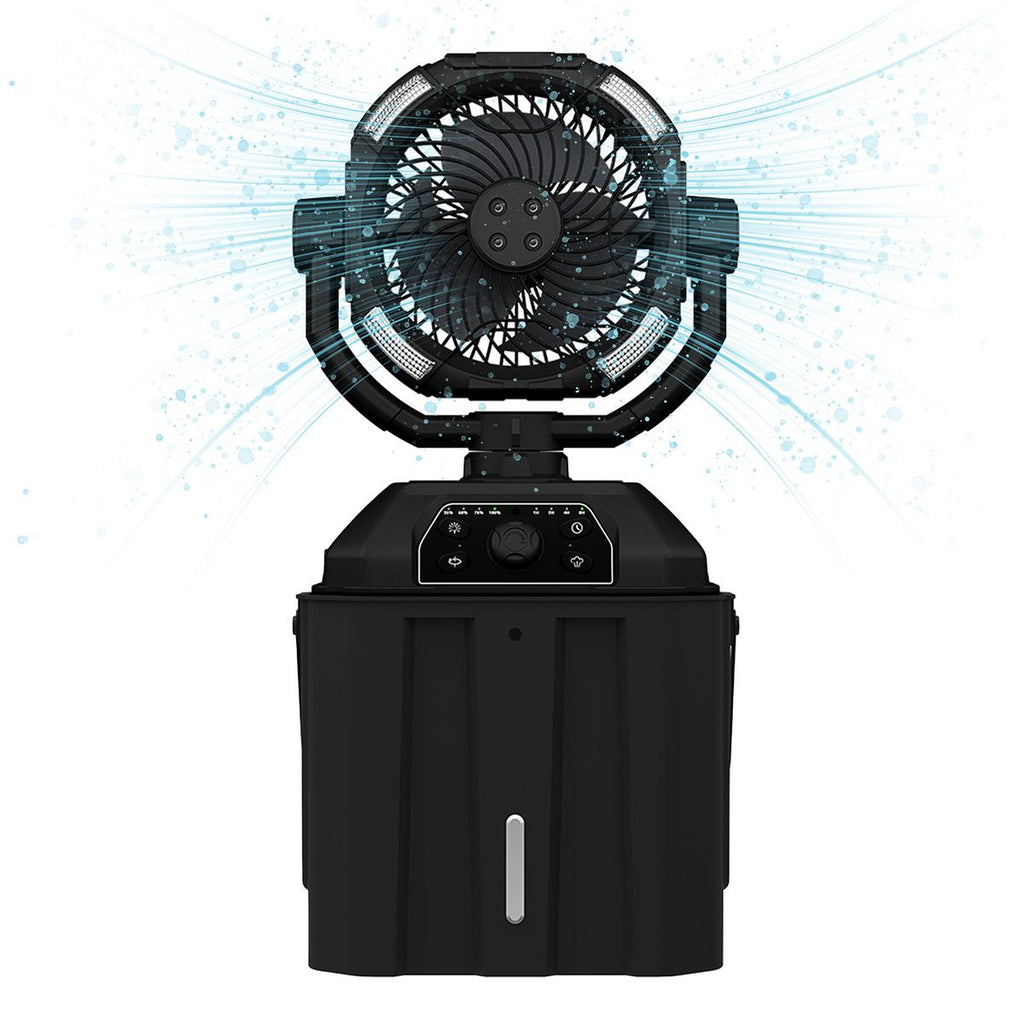 AlphaCool Portable Misting Bucket Fan