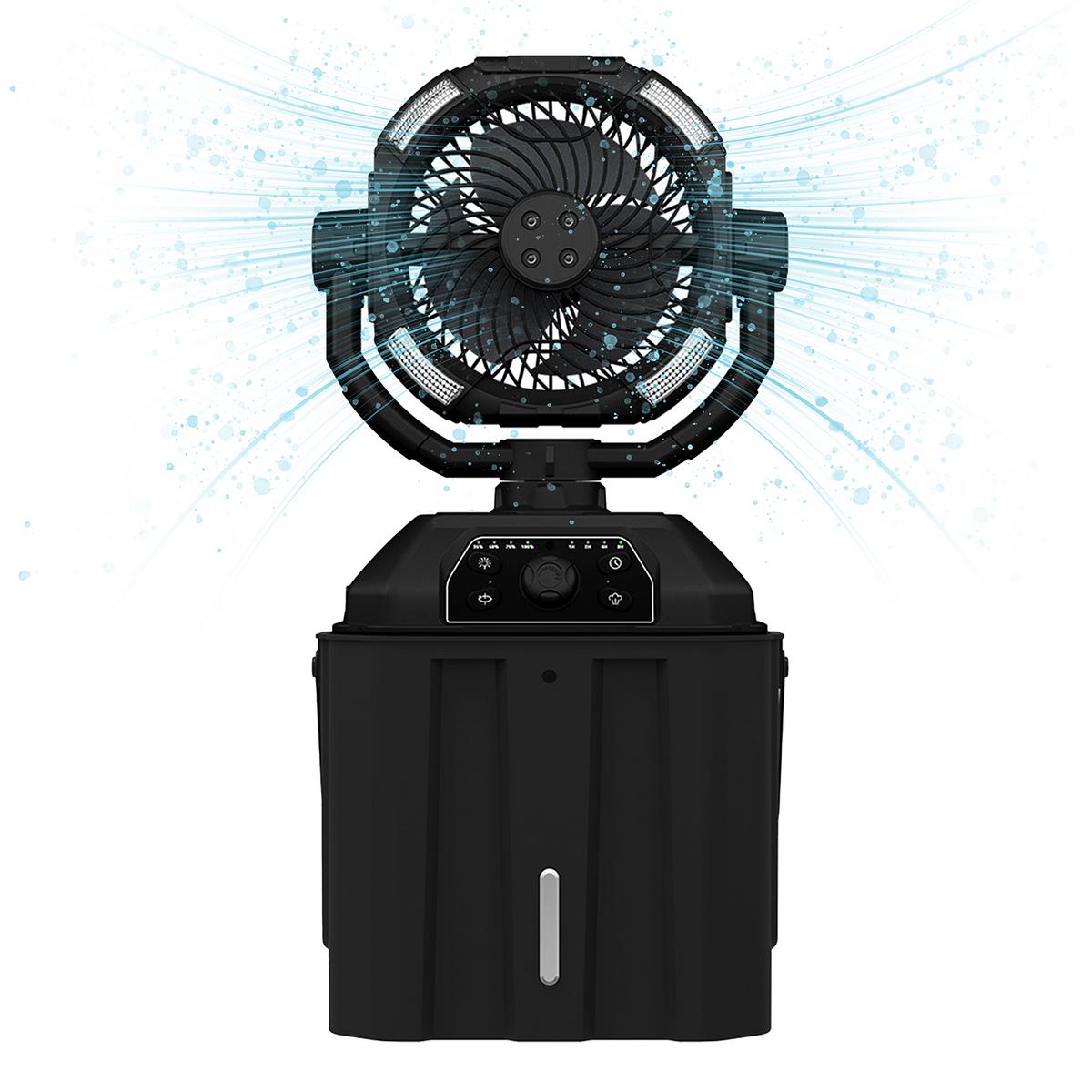 AlphaCool Portable Misting Bucket Fan