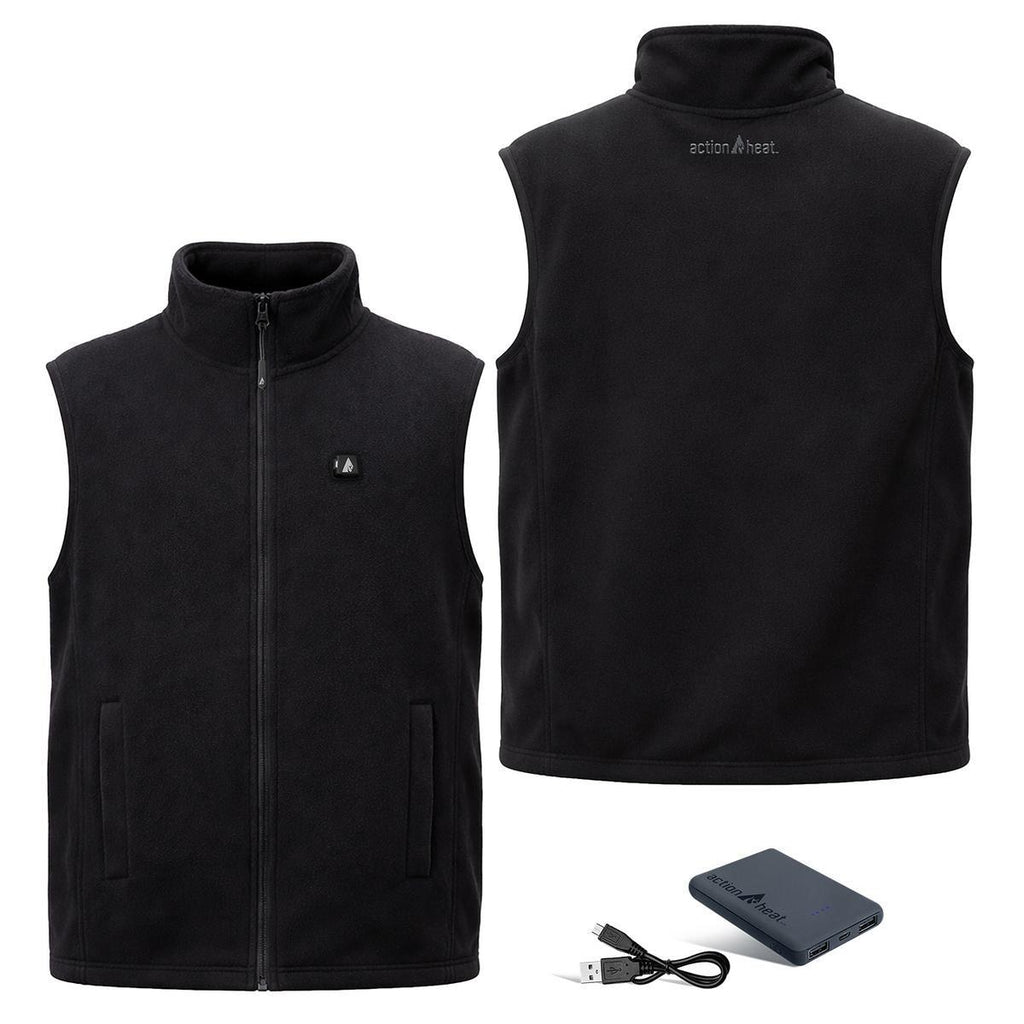 Open Box ActionHeat 5V Men's Classic Heated Fleece Vest