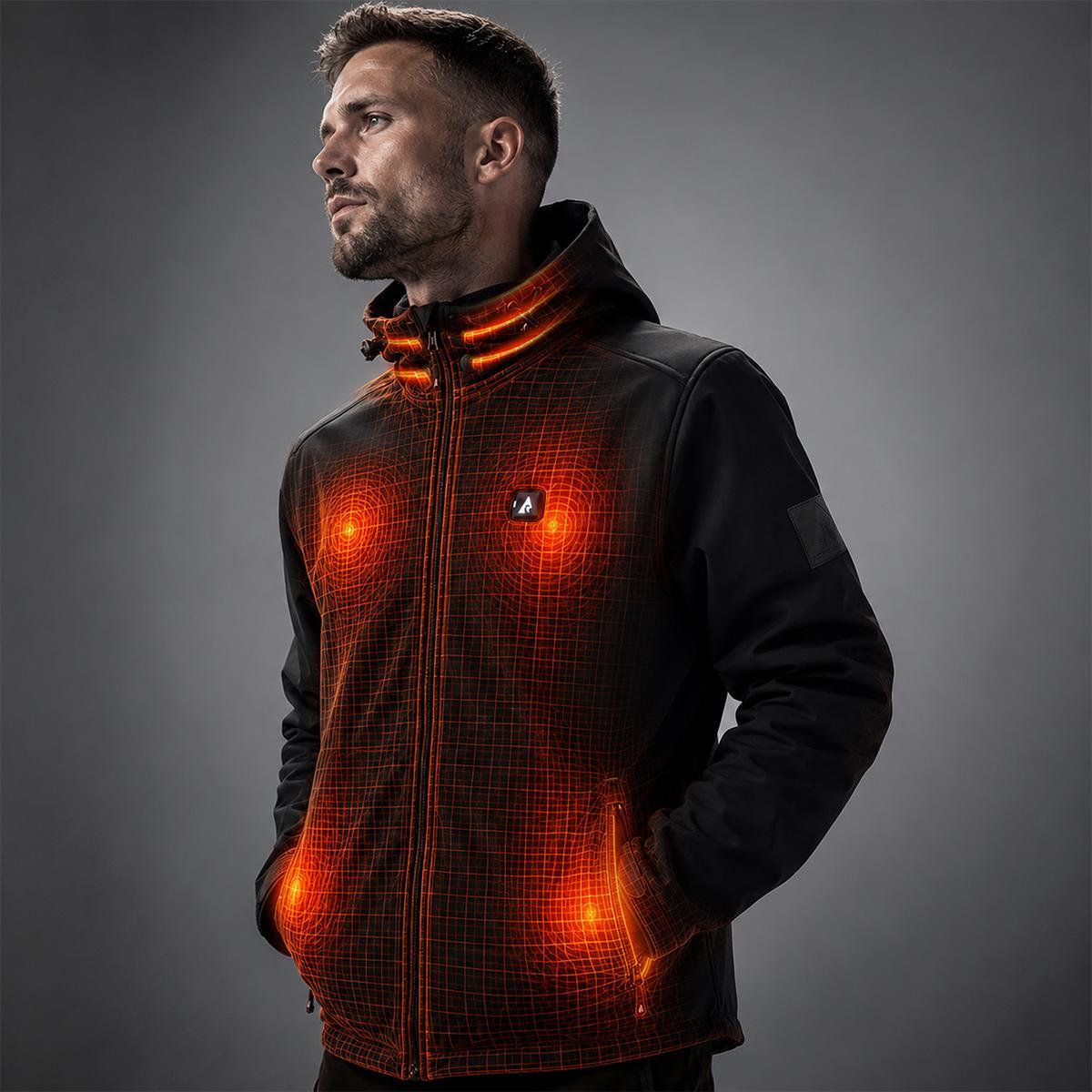 Open Box ActionHeat Pro Series+ Bluetooth Men's Softshell Heated Jacket