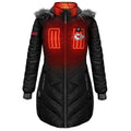 ActionHeat Kansas City Chiefs 5V Women's Long Puffer Battery Heated Jacket