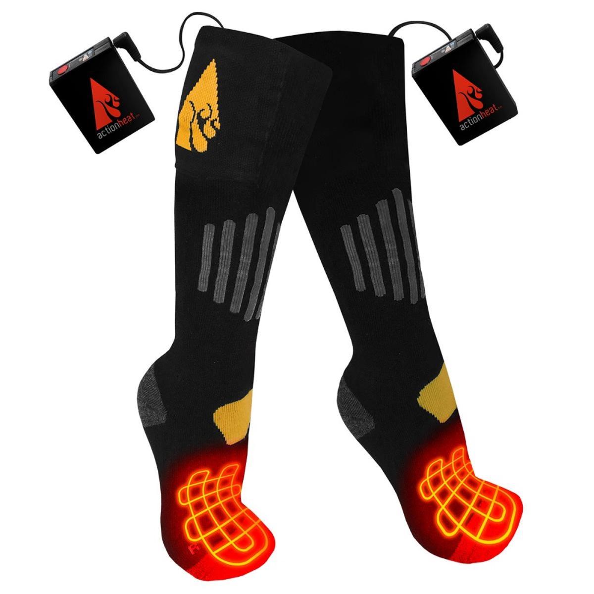 Open Box ActionHeat Rechargeable 3V Heated Socks