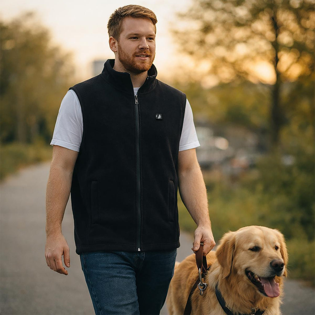 Open Box ActionHeat 5V Men's Classic Heated Fleece Vest