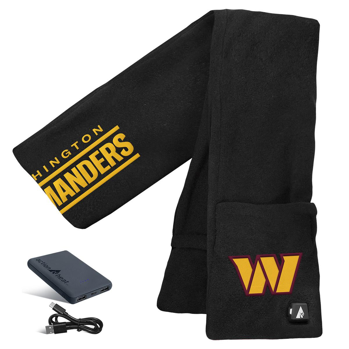 ActionHeat Washington Commanders 5V Battery Heated Scarf