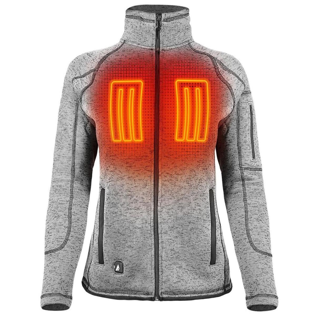 Open Box ActionHeat 5V Women's Battery Heated Sweater Jacket