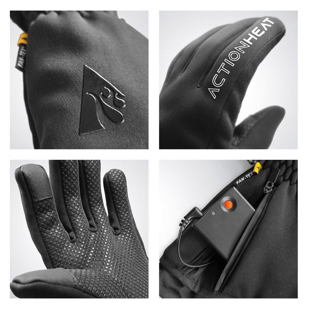 ActionHeat AA Battery-Powered Touch-Screen-Capable Heated Gloves for Women