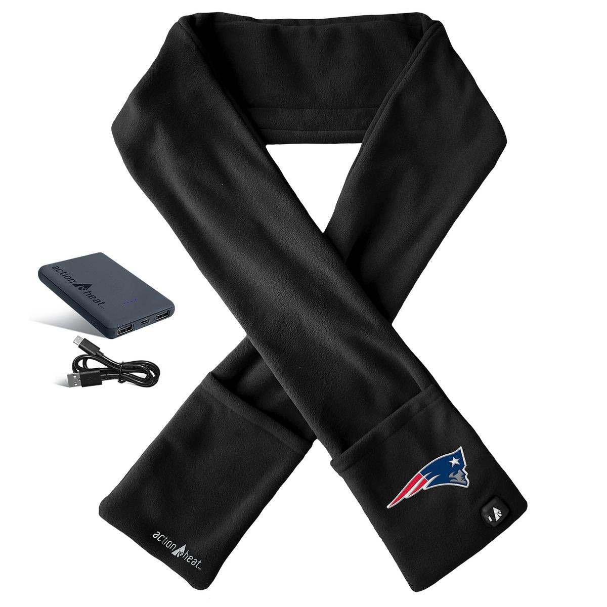 ActionHeat New England Patriots 5V Battery Heated Scarf