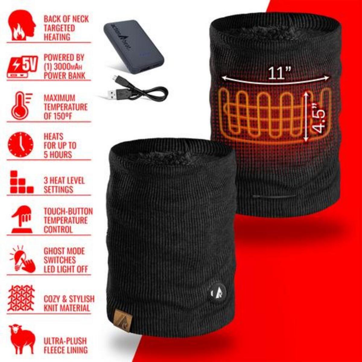 Open Box ActionHeat 5V Battery Heated Knit Gaiter