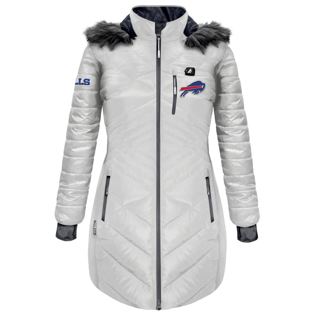 ActionHeat Buffalo Bills 5V Women's Long Puffer Battery Heated Jacket